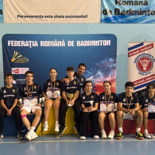 ACS Kids Tâmpa Brașov domină Campionatul Național de Badminton U17