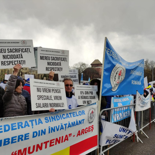 Federația Spiru Haret anunță grevă generală în educație din cauza măsurilor guvernamentale