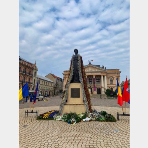 Ceremonie militară în Oradea pentru aniversarea Reginei Maria