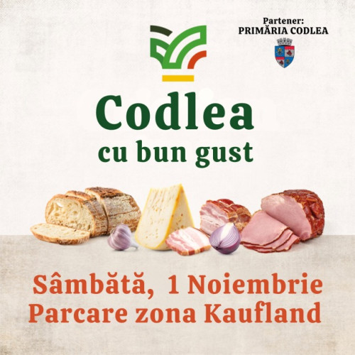 Târg cu produse locale și tradiționale, la Codlea, pe 1 noiembrie