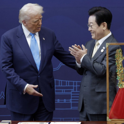 Donald Trump, onorat cu distincții regale în Coreea de Sud pentru rolul în pacea regională