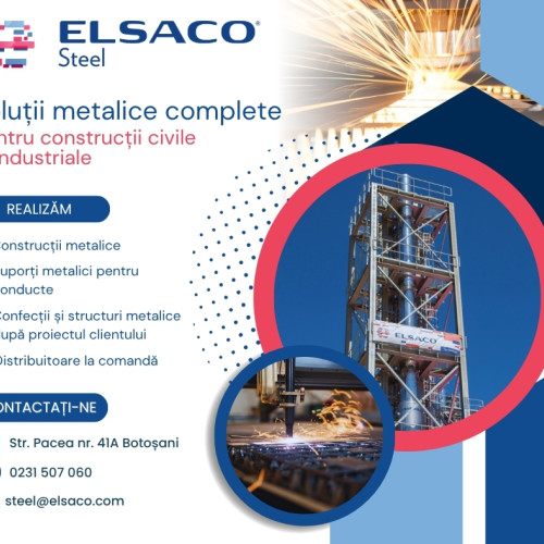 Elsaco Electronic lansează Elsaco Steel pentru structuri metalice personalizate