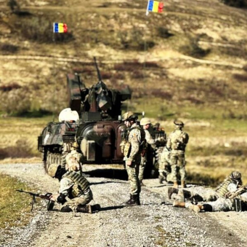 Militarii Brigăzii 282 Blindată participă la exercițiul DAFA 25 la Cincu