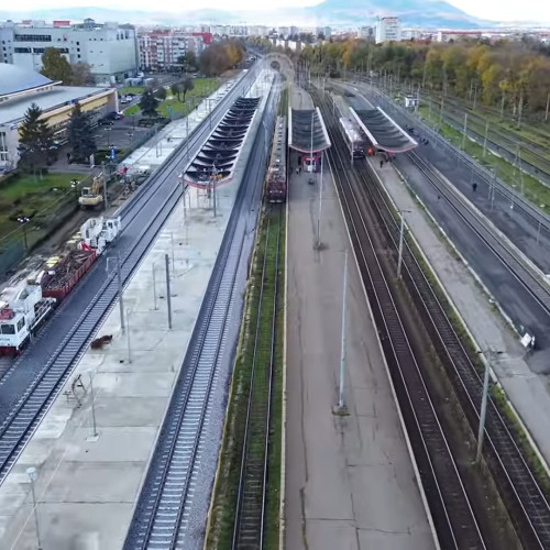 Lucrările de modernizare din gara Brașov au avansat vizibil