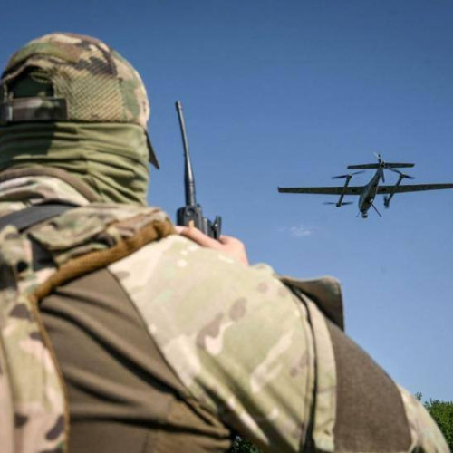 O dronă a fost doborâtă de NATO deasupra unei baze militare din Estonia