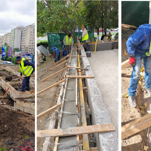 Primăria Constanța modernizează infrastructura pietonală în zonele Delfinariu și Boema