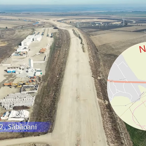 Progres lent la autostrada Moldovei A7, risc pentru termenul din PNRR