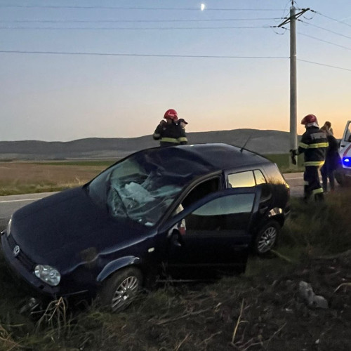 Intervenție a pompierilor la un accident rutier între Șard și Bucerdea Vinoasă