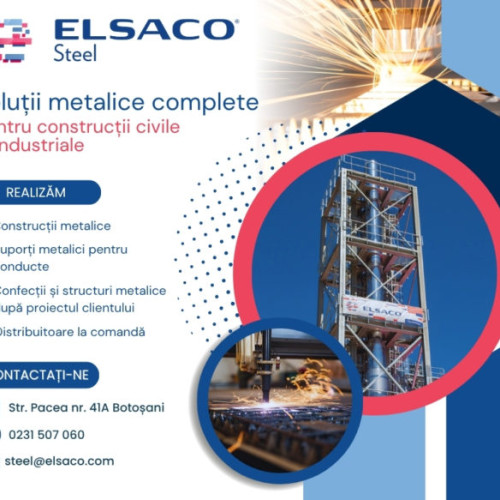 Elsaco Electronic lansează Elsaco Steel pentru structuri și confecții metalice