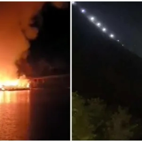 Incendiu puternic la Someșul Cald văzut și din Florești