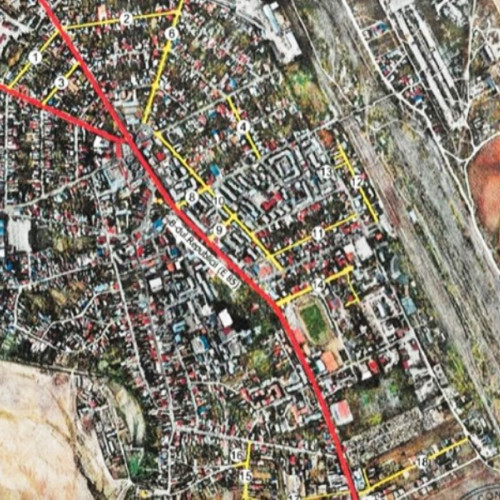 Primarul din Adjud a predat amplasamentul pentru reabilitarea străzilor către STRABAG CONSTRUCT