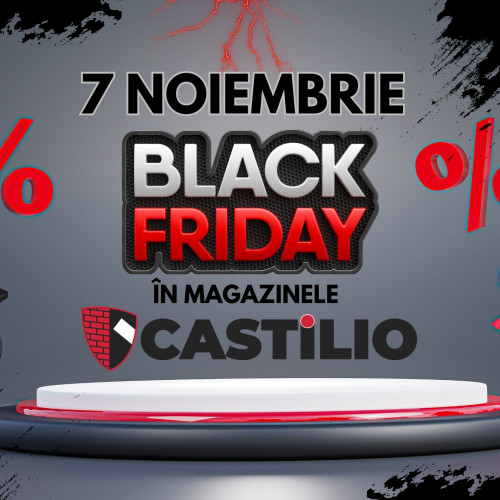 Castilio organizează Black Friday pe 7 noiembrie cu reduceri pentru renovări și amenajări