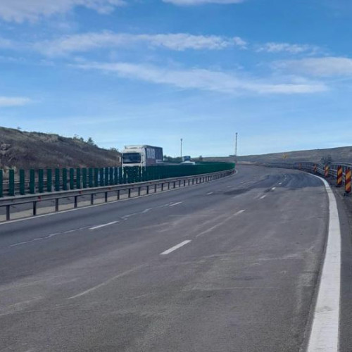 Finalizate lucrările de punere în siguranță a zonei afectate pe autostrada A10