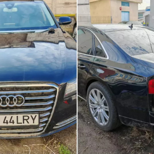 Audi A8 de lux scos la licitație de Fisc pentru recuperarea prejudiciului