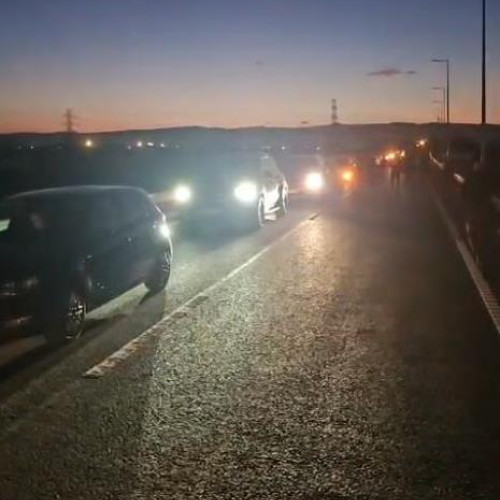 300 de vrânceni protestează pentru deschiderea centurii nord a Focșaniului