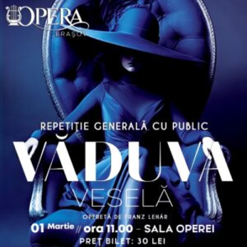 Mărțișorul Operei Brașov Văduva Veselă, un must-see în acest weekend!