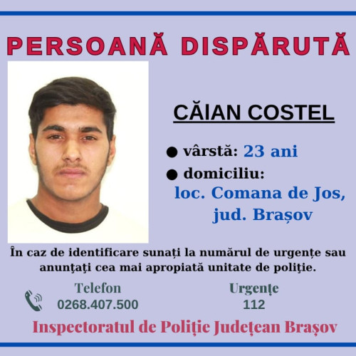 Bărbat căutat după ce a fugit din spitalul județean Brașov