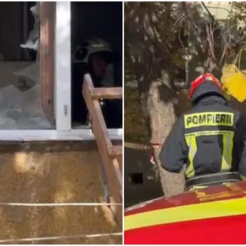 Explozie urmată de incendiu într-o garsonieră din Timișoara