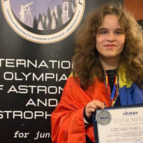 Eleva ieșeană Daria Litcanu a câștigat argint la Olimpiada Internațională de Astronomie și Astrofizică pentru Juniori