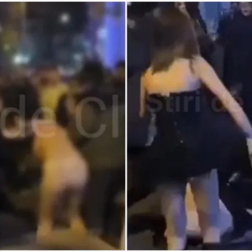 Altercație între tinere pe strada Piezișă în noaptea de Halloween la Cluj-Napoca