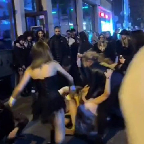 Scandal violent de Halloween la Cluj-Napoca pe strada Piezișă