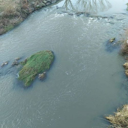 Alertă de poluare a râului Crasna în Giorocuta