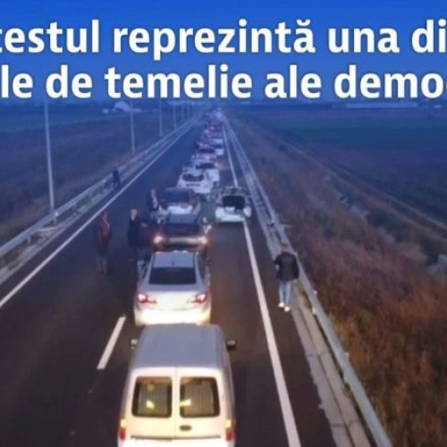 Protest pașnic în Vrancea pentru urgenta deschidere a unui drum și implicarea autorităților