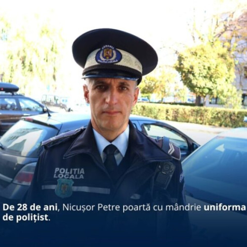 Nicușor Petre, polițist și voluntar dedicat comunității din Focșani