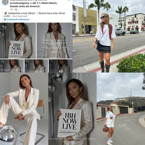 Andreea Dirnu din Târgu Jiu lansează platforma 1 Brand Haus în Miami