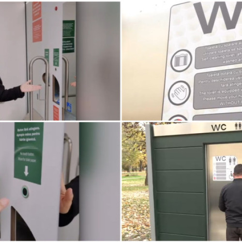 Toaletele inteligente din Timișoara au nevoie de instrucțiuni speciale de utilizare