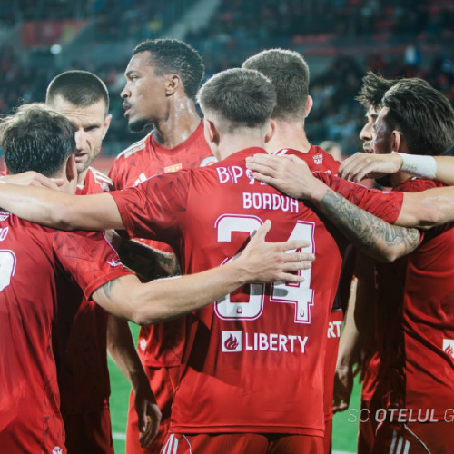 Oțelul Galați a încheiat turul Superligii pe un loc de play-off