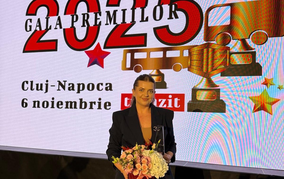 Andreea Oprean, desemnată femeia anului 2025 în transporturi la Cluj-Napoca