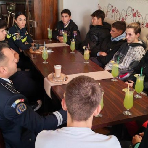 Proiectul „La limonadă cu un polițist” a debutat și la Baia Sprie