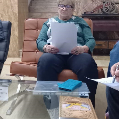 Mioara Ardieleanu a prezentat două proze apreciate la Cenaclul "Noduri şi Semne"