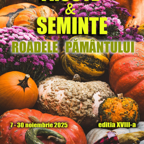 Expoziția „Fructe și semințe - roadele Pământului” revine la Grădina Botanică din Galați