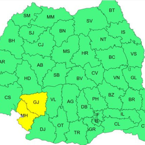 Ploi abundente și vânt puternic în Oltenia și sudul Banatului până duminică