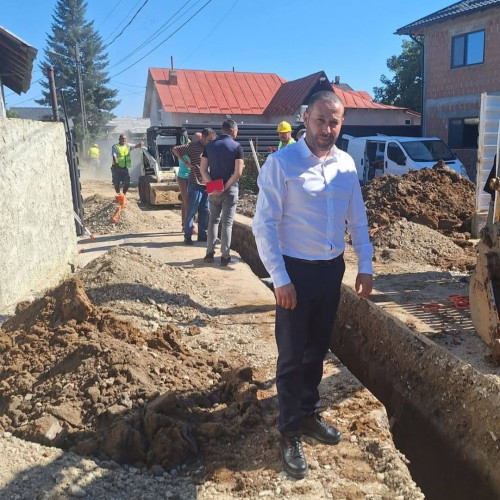 Modernizarea rețelelor de apă și canalizare avansează în comuna Văcărești