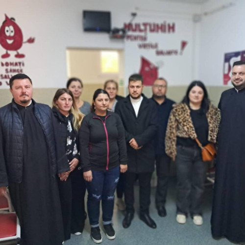 Campania de donare de sânge a Arhiepiscopiei Târgoviștei a strâns 111 litri în toamnă