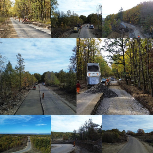 Modernizarea drumurilor județene între Târgu Jiu și Țicleni avansează rapid