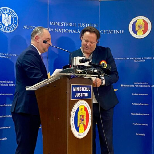 Charlie Ottley a depus jurământul de credință pentru a primi cetățenia română