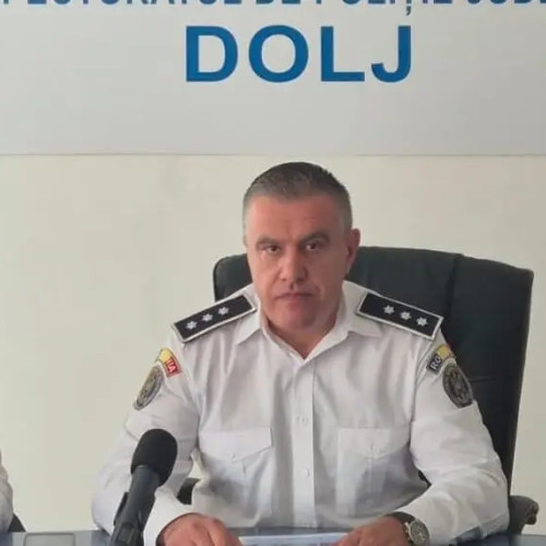Comisarul-șef Marius Daniel Mîrzacu, noul inspector-șef al IPJ Dolj