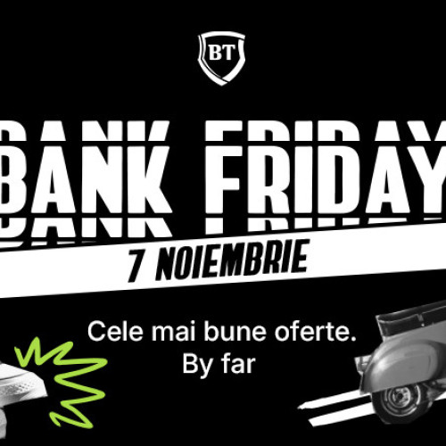 Banca Transilvania anunță ofertele pentru Shopping Bank Friday din 7 noiembrie