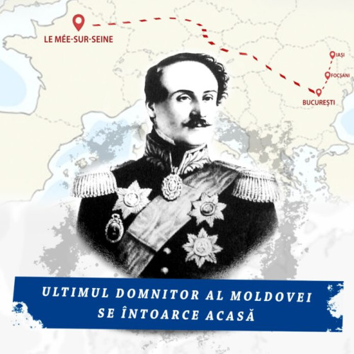 Depunerea rămășițelor lui Grigore Alexandru Ghyka la Opera Națională București