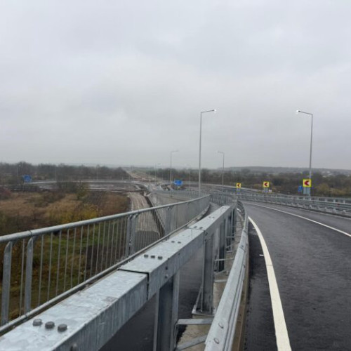 Circulația pe pasajul Brănești se redeschide pentru a fluidiza traficul rutier