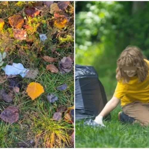 Elevi de la școala din Turda, puși să adune gunoaie periculoase într-o acțiune de ecologizare
