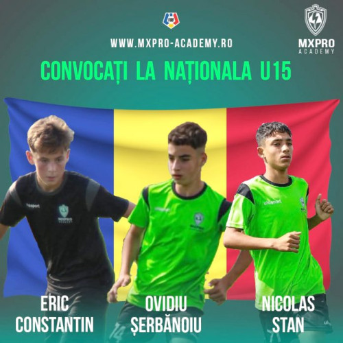 Șase juniori din Prahova convocați la echipa națională U15 a României