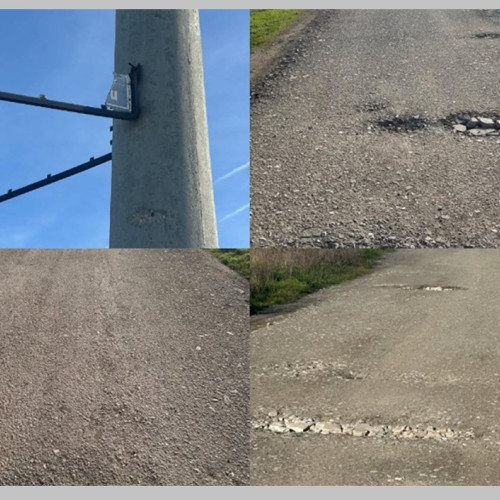 Bulevardul Grigore Vieru din Mangalia, plin de gropi și degradat sever