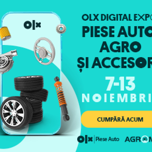 OLX organizează târg digital de piese auto și agro în noiembrie 2025