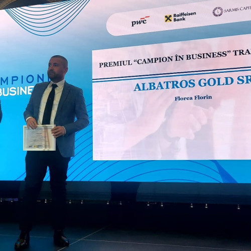 Albatros Gold din Alba Iulia, premiată drept campion în business în 2025