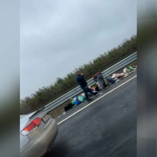 Un bărbat german prins transportând o femeie decedată în mașină pe A2